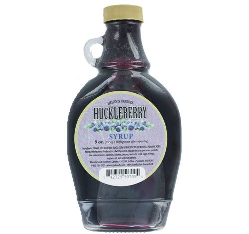 Spokandy Huckleberry Syrup | Made In Washington | American Made Gourmet Food Gift Ideas