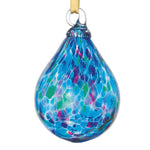 Glass Eye Studio | Blown Glass Ornament Seattle Raindrop | Made In Washington | Gifts