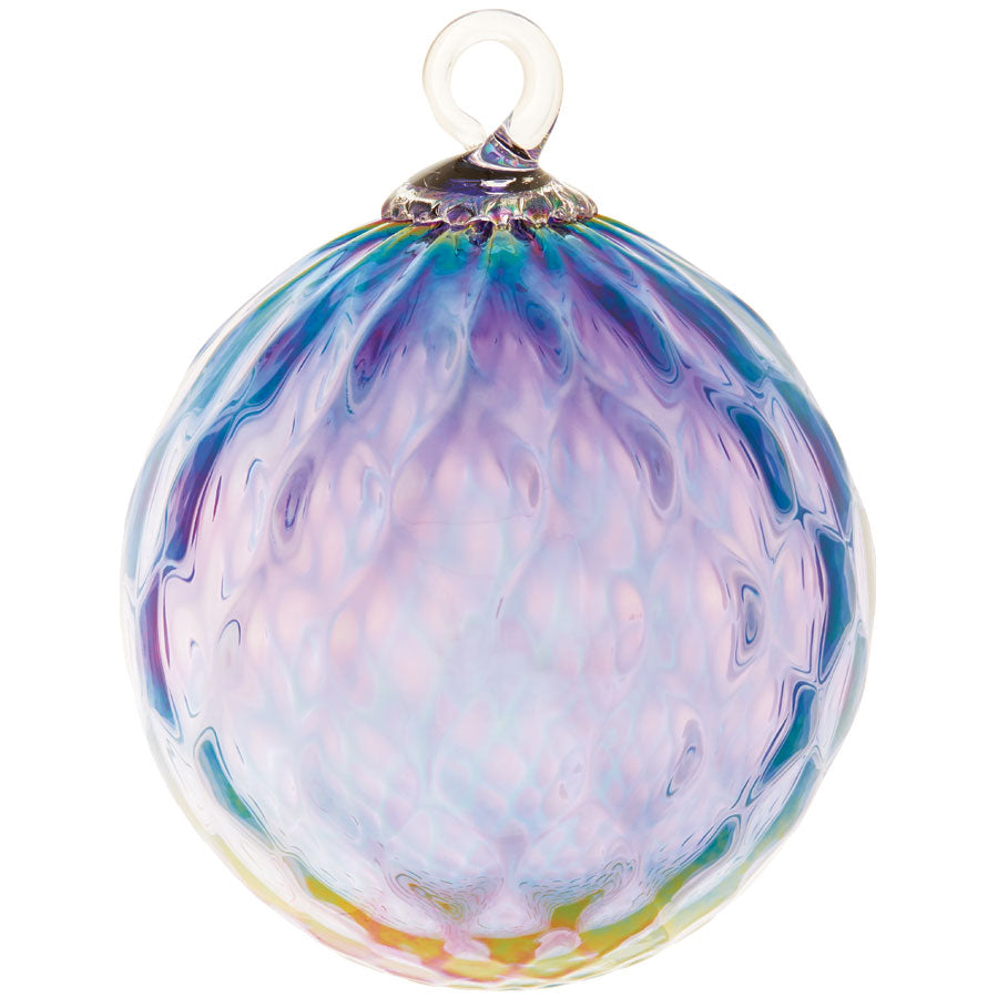 Hand Blown Glass Amethyst Birthstone Ornament | Made In Washington | February Birthday