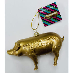 Rachel The Ornament Pike Place Market Mascot #1 | Made In Washington Gifts |Pig Ornament