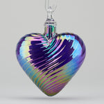 Glass Eye Studio Birthstone Heart | Made In Washington | February Birthdays Amethyst