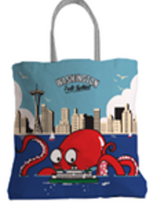 Chalo - Seattle Octopus Skyline City Tote