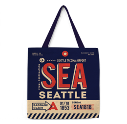 Chalo - Seattle Luggage Tag Shopping Bag